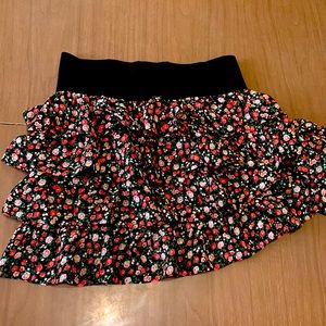 Floral miniskirt